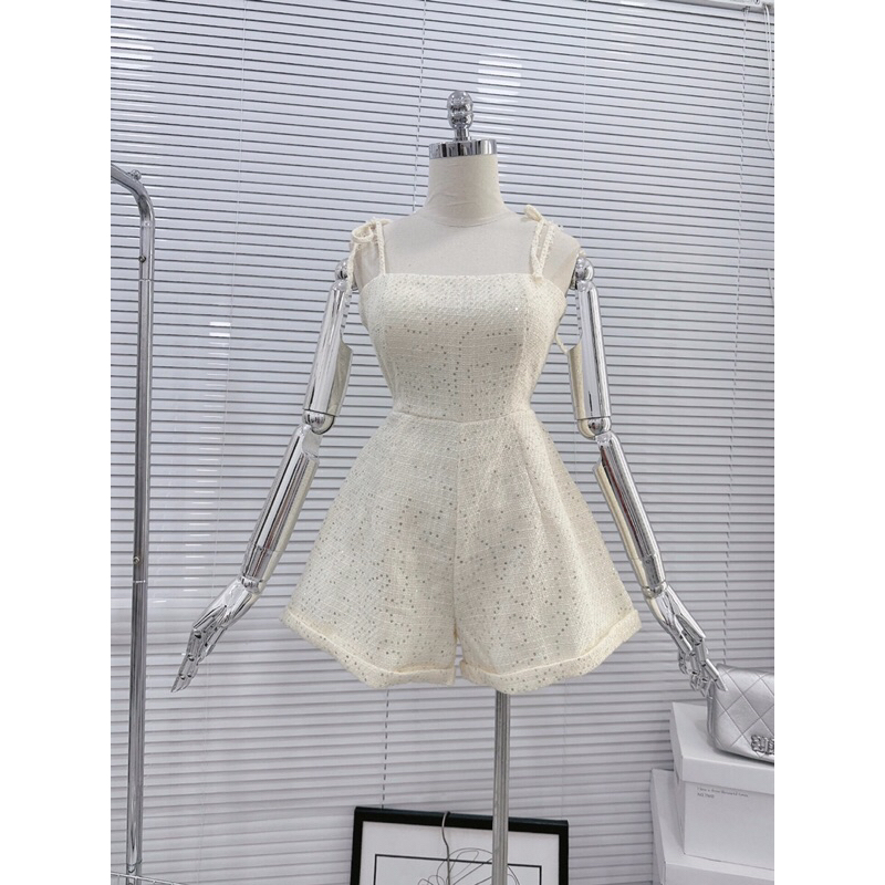 Jump short bố chấm bi 2 dây hàng thiết kế - y hình
