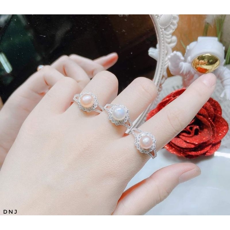 NHẪN TRAI NƯỚC NGỌT BẠC TA