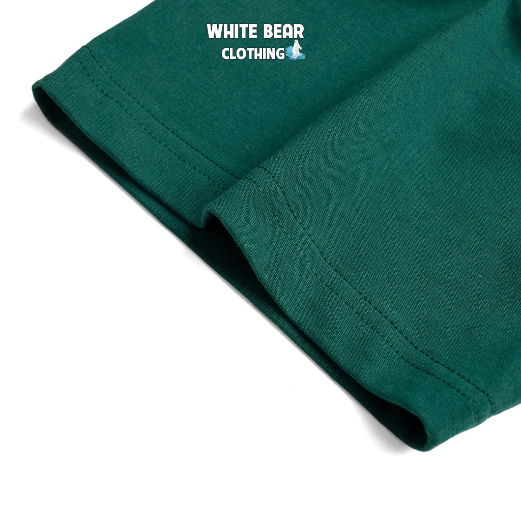 Áo thun 9 chú gấu WHITE BEAR CLOTHING cotton 100% vải dày