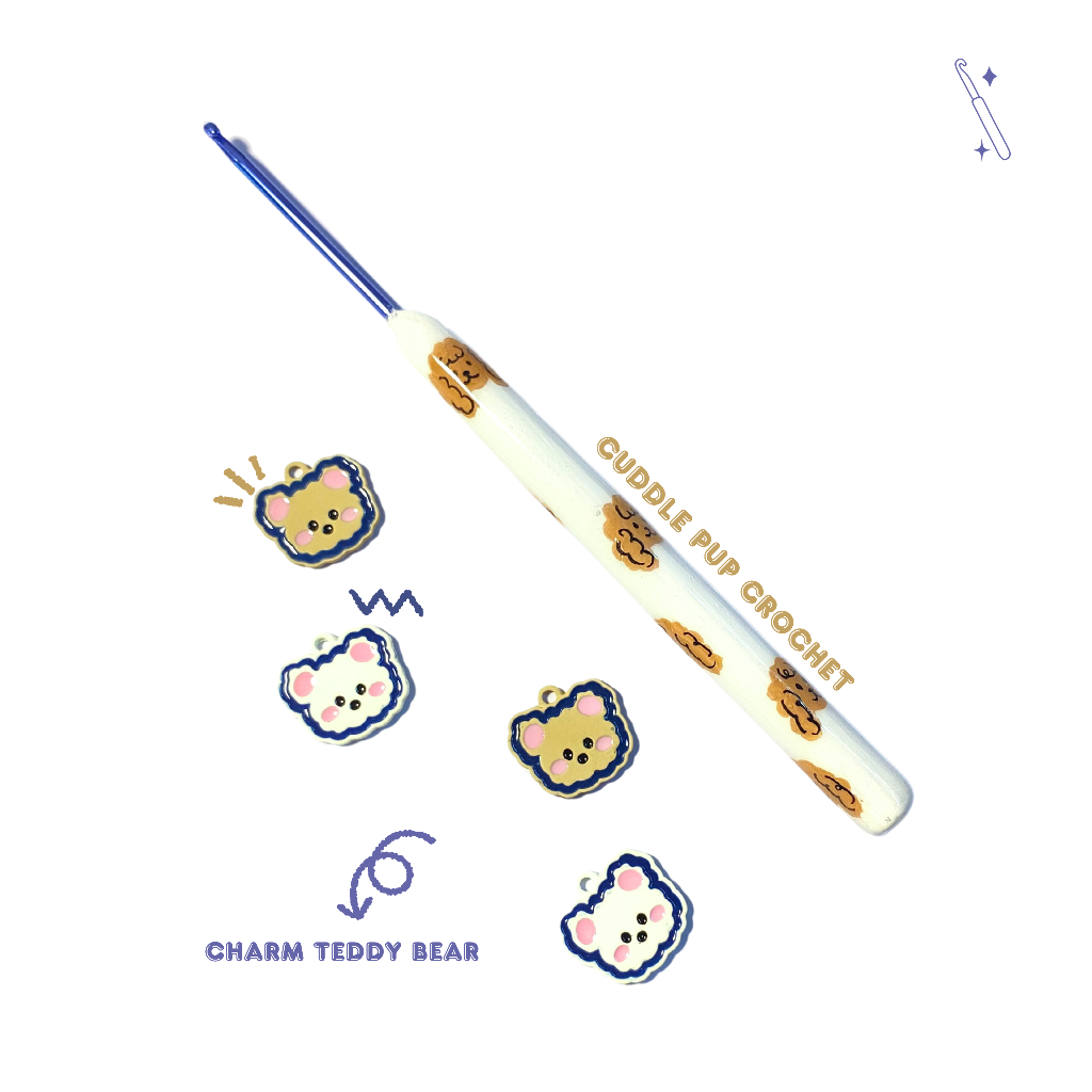 |𝑪𝒖𝒅𝒅𝒍𝒆 𝑷𝒖𝒑| Clay hook - Kim móc len handmade @caicaymoclen