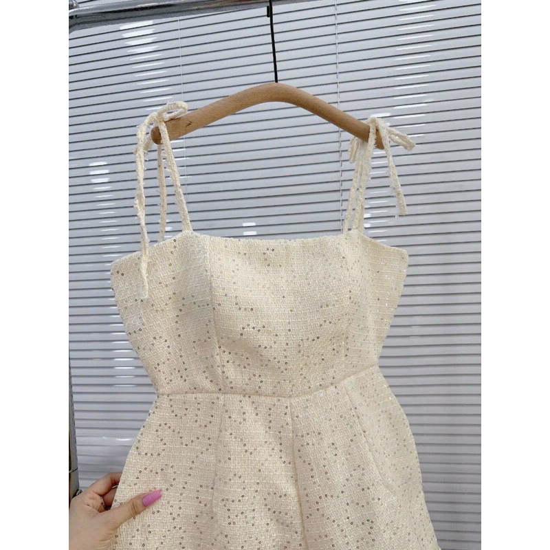 Jump dạ bling 2s nơ vai lật lai