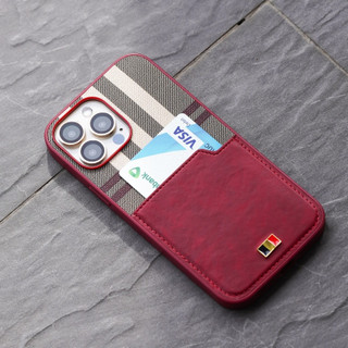 Ốp lưng da iphone 15 pro max/ 13/ 13 pro/ 13 pro max/ 12/ 12 pro/ 12 pro max hiệu mentor vii