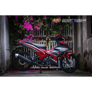 Tem exciter 150 y15zr xám đỏ crom