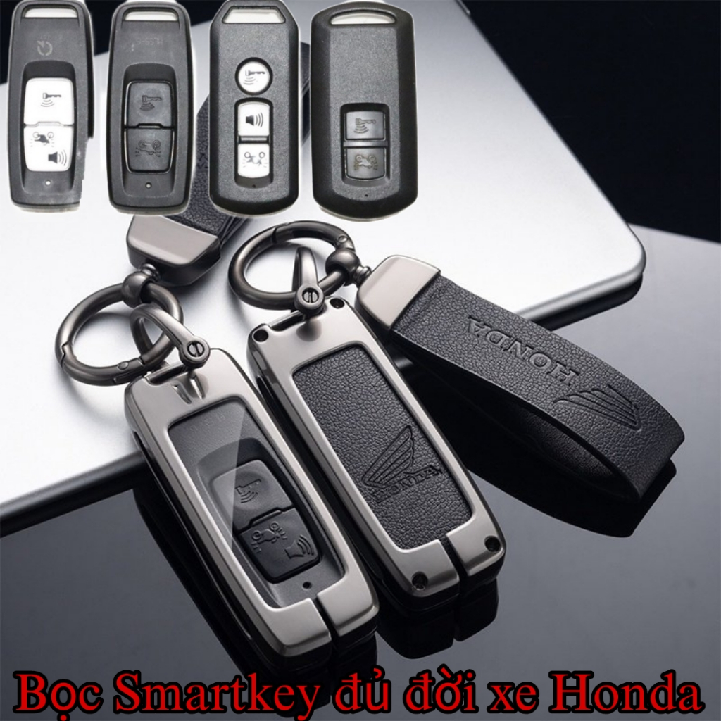 "ĐỦ LOẠI - ĐỦ ĐỜI XE" Bọc Chìa Khoá Smartkey Bọc Remote Cho Xe SH, SH Mode, Lead, Vision, Airblade,Ab , Pcx 160 Kim Loại