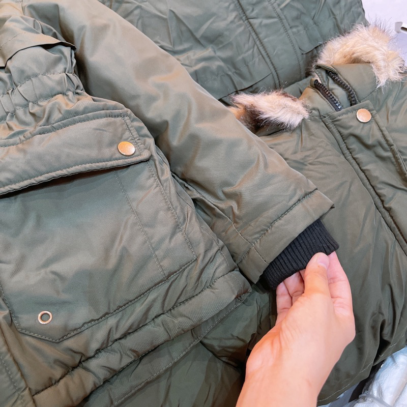 Parka lót lông thỏ Primark
