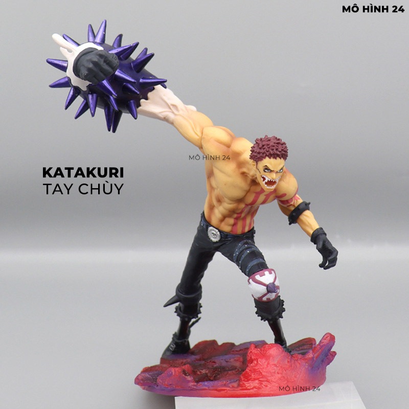 Mô hình Katakuri Tay Chùy bọc haki Katakuri dáng đấm siêu đẹp OnePiece Charlotte Katakuri trái ác quỷ bột