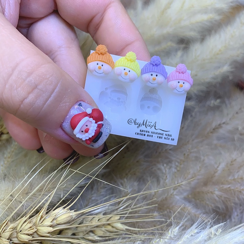 KHUÔN SILINCONE NAIL 3D Noel Hàn