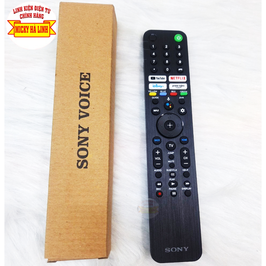Remote Điều khiển tivi giọng nói RMF TX520P dành cho Tivi SONY