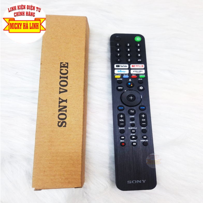 Remote Điều khiển tivi giọng nói RMF TX520P dành cho Tivi SONY
