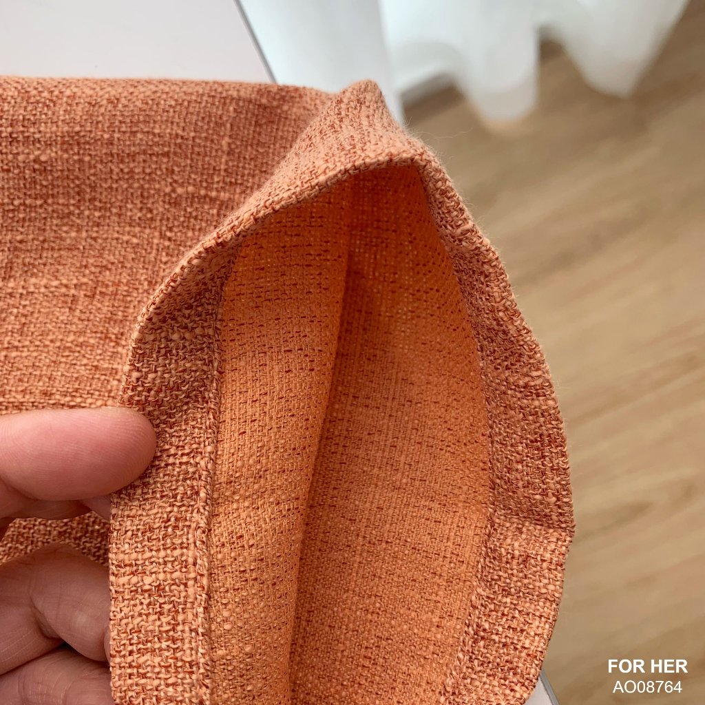 Áo croptop FOR HER tay ngắn cổ vest  AO0876