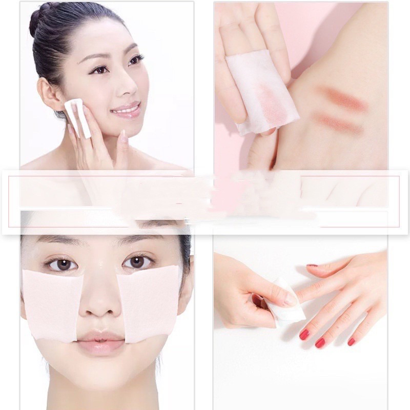 Bông Tẩy Trang 3 Lớp 222 Miếng Cotton Pad Mèo - Siêu Dày, Siêu Mềm Mịn