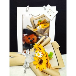 Bó Hoa Gấu Tốt Nghiệp Kèm Túi Giấy, Gấu Bông Tốt Nghiệp VN98 Flowers
