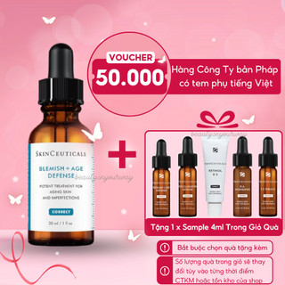 Tinh Chất Giúp Làm Giảm Mụn, Kiểm Soát Dầu Và Chống Lão Hóa Skinceuticals Blemish + Age Defense 30ml