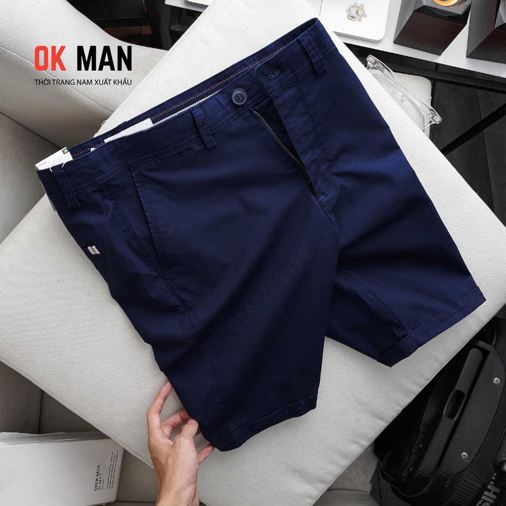 Quần Short Đũi Nam 5 màu- Quần đũi ngố nam thời trang, chất vải linen co giãn tốt. Okman