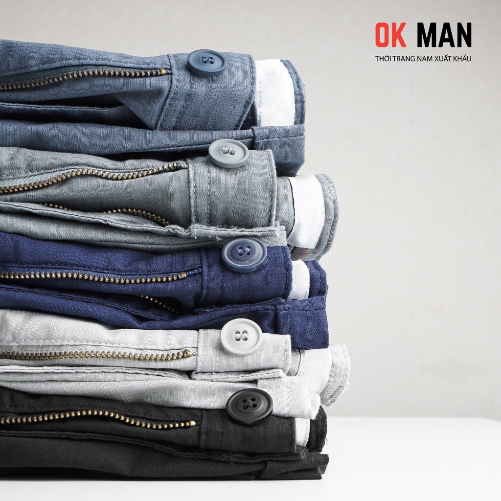 Quần Short Đũi Nam 5 màu- Quần đũi ngố nam thời trang, chất vải linen co giãn tốt. Okman