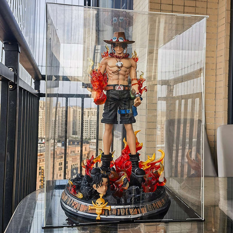 MH83 - Mô Hình Cao Cấp Portgas D Ace Hỏa Quyền Cao 41cm Có 2 Đầu Thay Thế - Mô Hình Ace One Piece