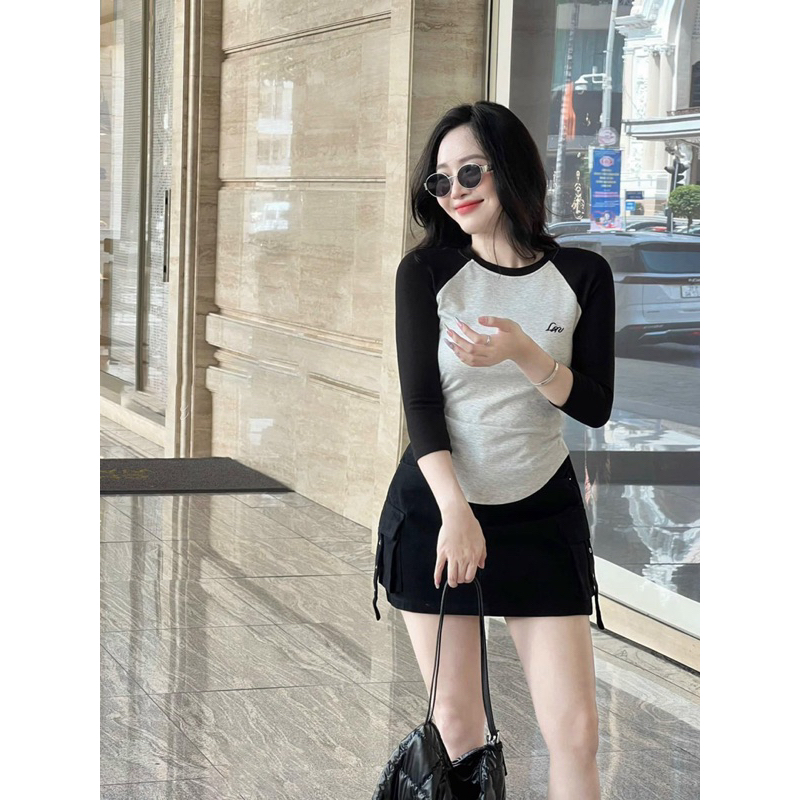 Set áo thun phối chân