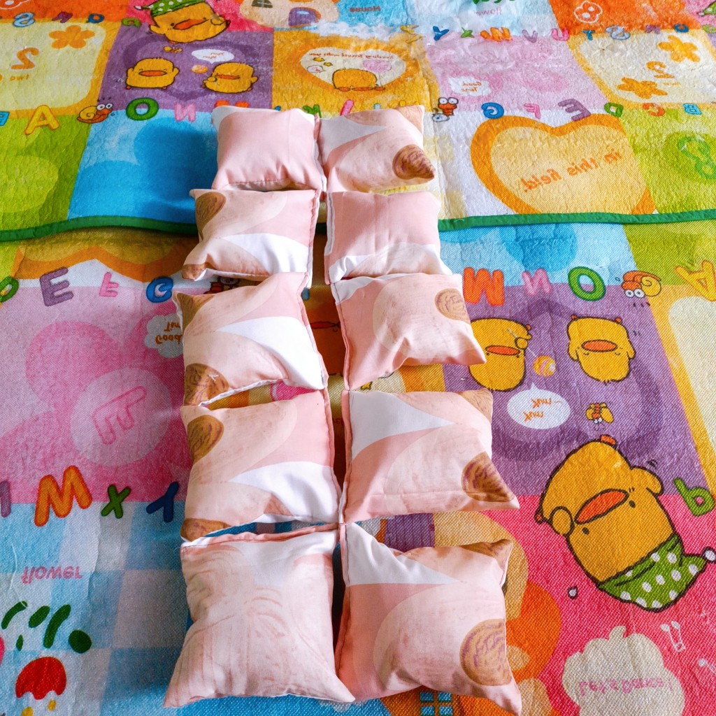 Miếng Nhắc Nồi Cách Nhiệt Vải Cotton poly-1 Chiếc-giao mẫu ngẫu nhiên