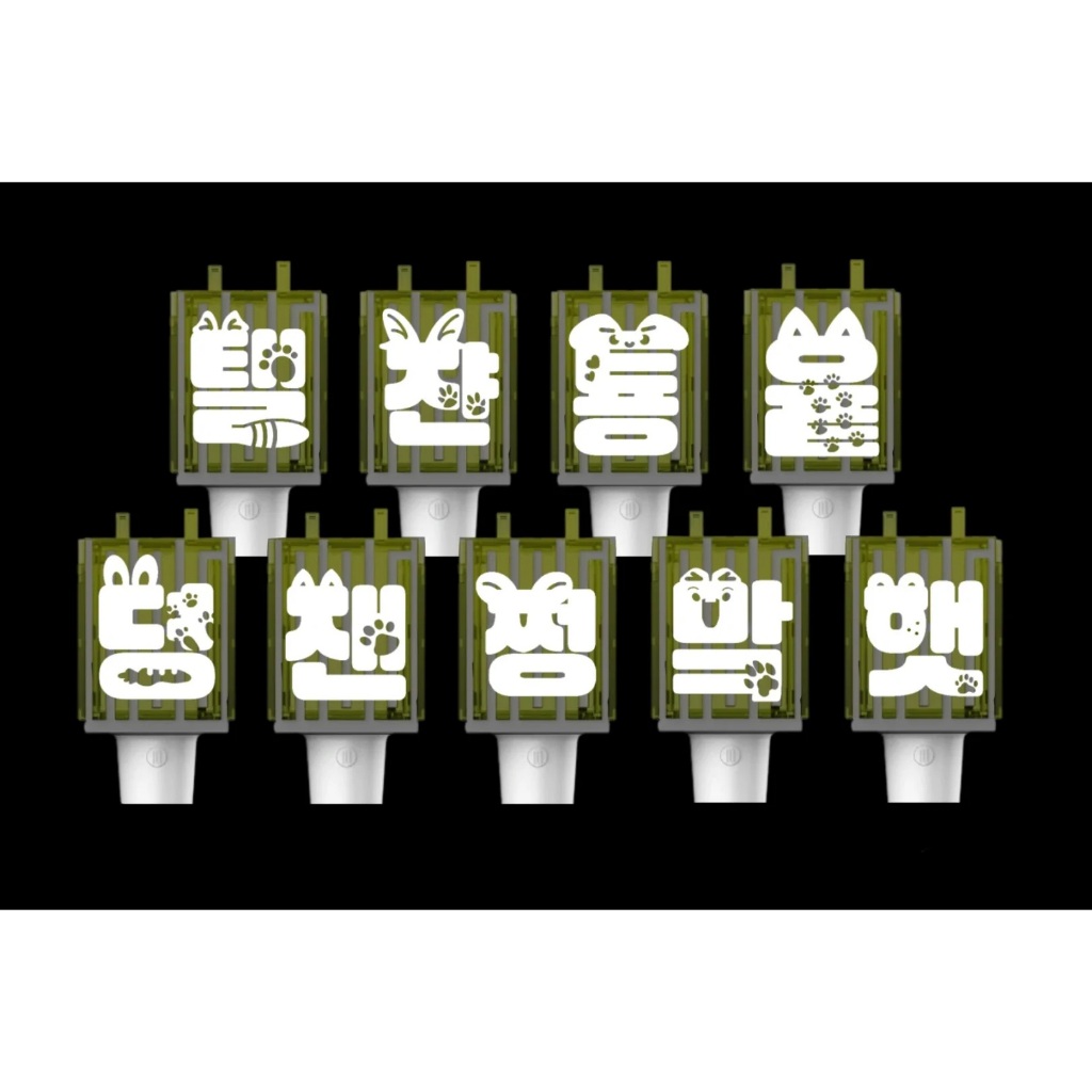 Hình dán lightstick NCT 127 phản quang nhiều mẫu
