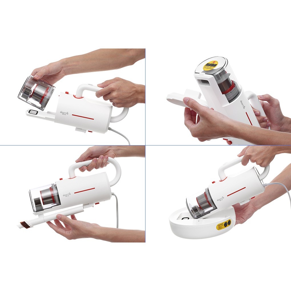 Máy Hút Bụi Cầm Tay Deerma CM1300 - Máy Hút Bụi Giường Nệm Thảm Sofa 3in1 Đầu Hút Tháo Rời - Bảo Hành 12 Tháng 1 Đổi 1