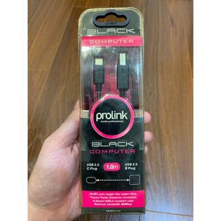[Original] Cáp máy in Prolink Type-C to USB 2.0 cổng vuông 1m
