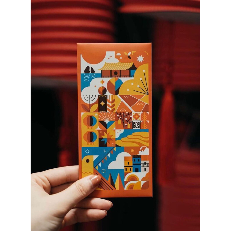 Lì xì Tết 2024 , lì xì Color Of Art, C150 cán mờ kiểu dáng hoạt hình nhỏ dễ thương, siêu đẹp