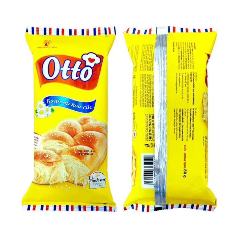Bánh mì hoa cúc Otto  gói 80g