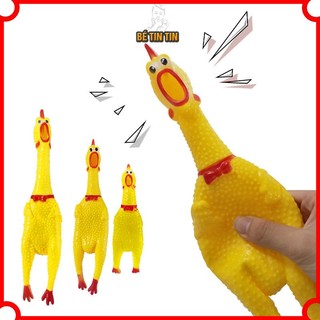 Đồ chơi gà kêu cho bé, gà la hét, gà bóp phát tiếng kêu - đồ chơi giải trí