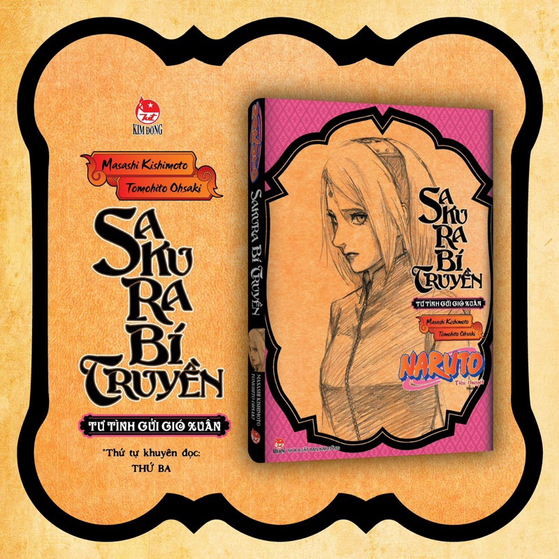 Sách - Tiểu Thuyết Naruto - Tập 3 - Sakura Bí Truyền: Tư Tình Gửi Gió Xuân