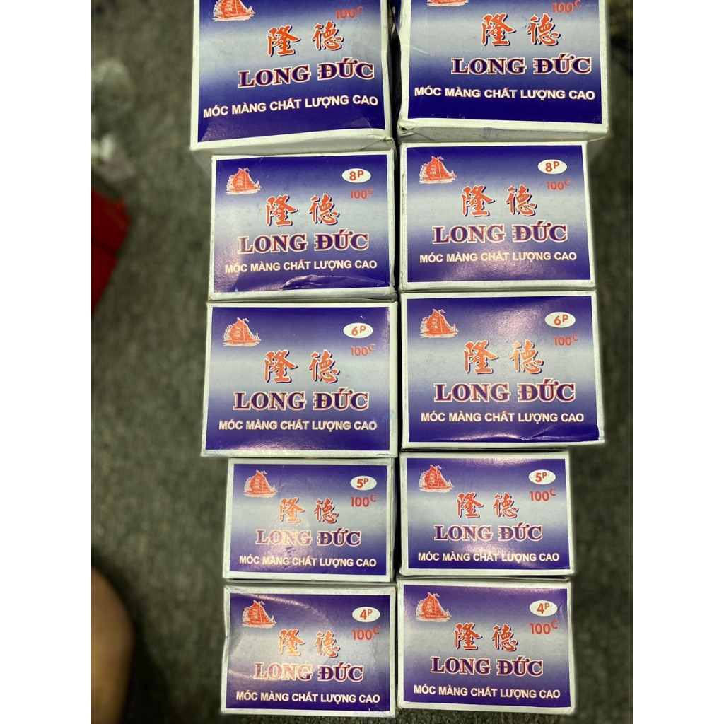 Móc màn chữ L, màu trắng (kích cỡ: 4P, 6P, 8P, 1T, 1T2)