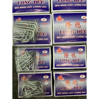 Móc màn chữ L, màu trắng (kích cỡ: 4P, 6P, 8P, 1T, 1T2)