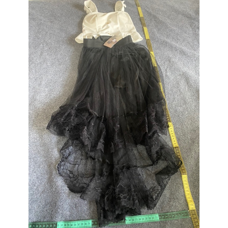 Set áo mút ngực và váy lưới > 57kg
