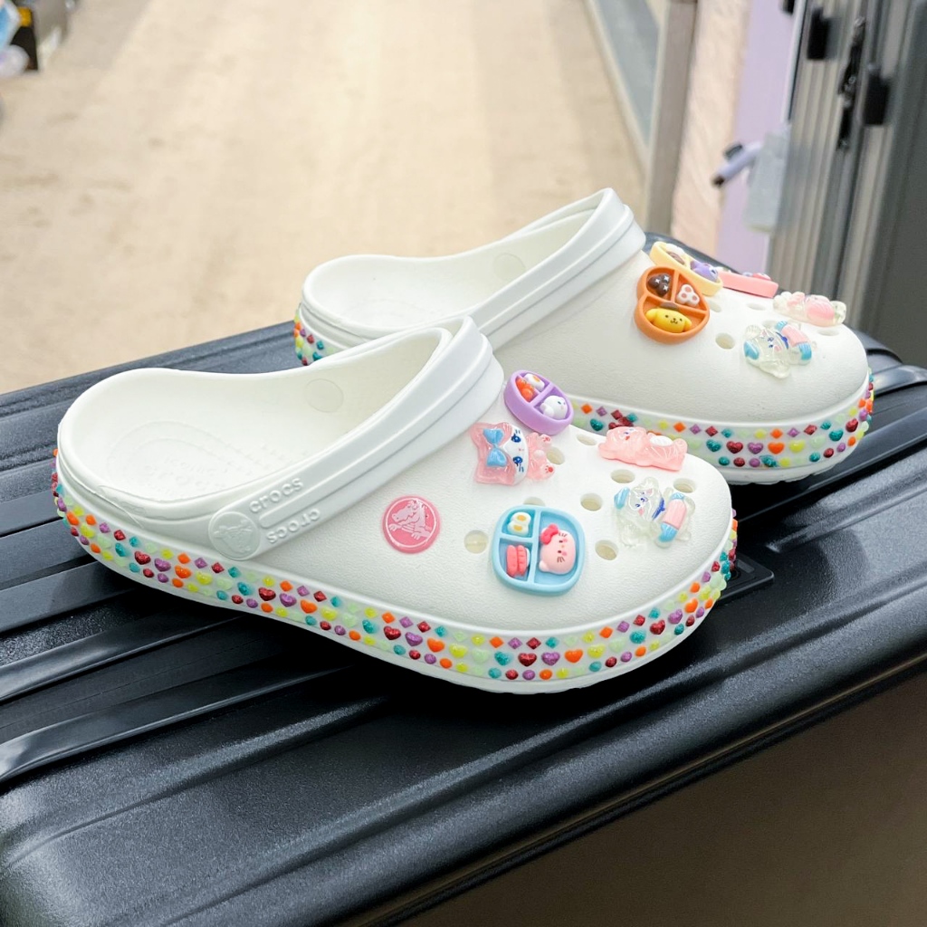 BCHK - Dép Trẻ Em Crocband 1.0 Chính Hãng - Item Cho Bé trai Và Bé Gái - Tặng 6 JIbbitz Ngẫu Nhiên - Sấu Vui Vẻ