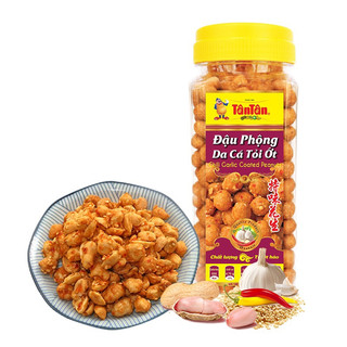 Đậu phộng Da cá Tỏi Ớt Tân Tân lon 240g