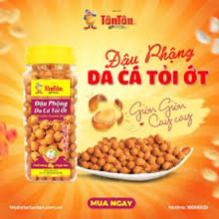 Đậu phộng Da cá Tỏi Ớt Tân Tân lon 240g