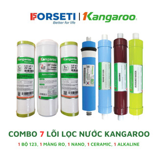 Trọn bộ 7 lõi lọc nước Kangaroo chính hãng dùng cho máy lọc nước Kangaroo KG2207P