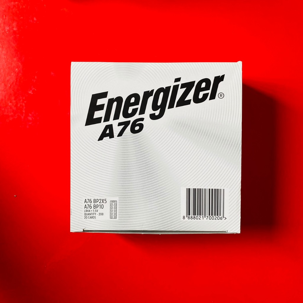 Vỉ 10 viên pin 357 LR44 A76 Energizer loại tốt thay máy tính Casio