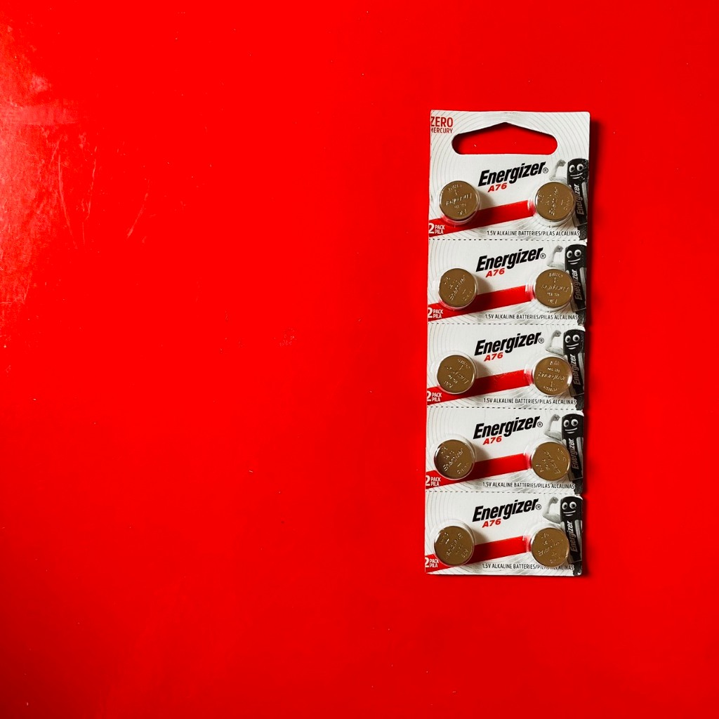 Vỉ 10 viên pin 357 LR44 A76 Energizer loại tốt thay máy tính Casio