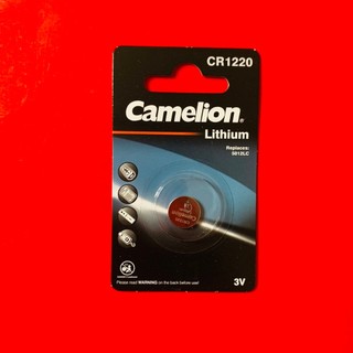 Vỉ 1 viên pin CR1220 Camelion Chính hãng thay chìa khóa Ôtô xe máy