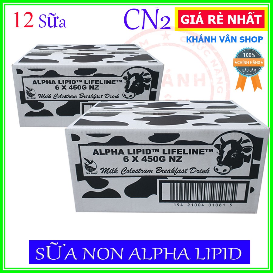[ 12 SỮA ] Sữa Non Alpha Lipid 450g Nguyên Mã Code Chính Hãng New Zealand KHÁNH VÂN CN2