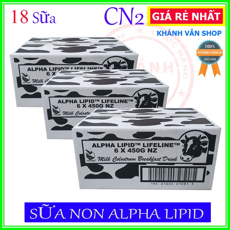 [ 3 THÙNG ] Sữa Non Alpha Lipid 450g Nguyên Mã Code Chính Hãng New Zealand KHÁNH VÂN 2