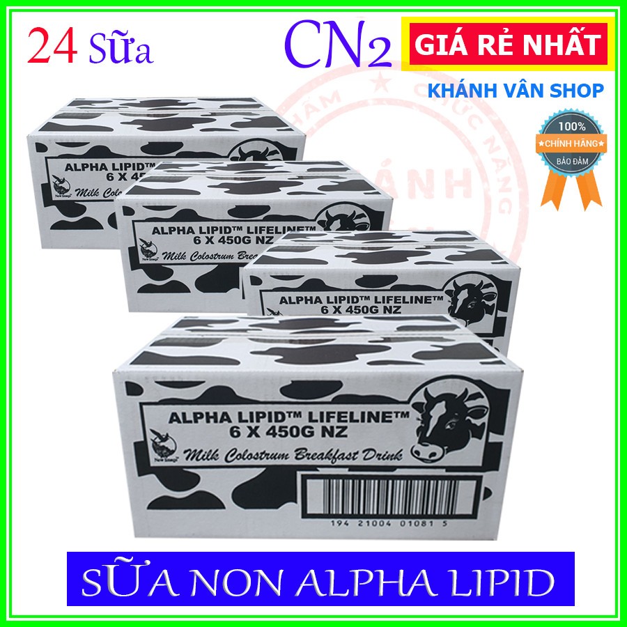 [ 4 THÙNG ] Sữa Non Alpha Lipid 450g Nguyên Mã Code Chính Hãng New Zealand
