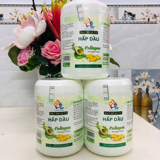 [Hủ 1000ml] Dầu hấp, ủ tóc, xả tóc lạnh (Hương bơ colagen T&T)