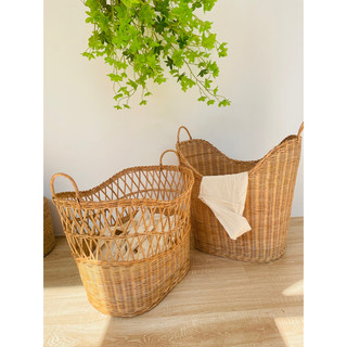 Sọt tròn , vát đựng đồ dùng gia đình, đồ chơi cho bé, sọt trồg cây, trang trí , decor phòng 45/42xh37cm