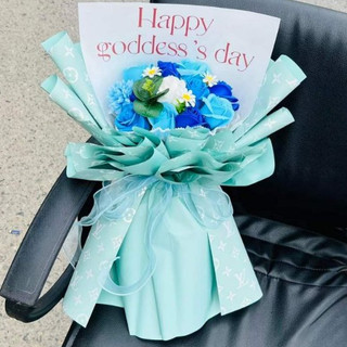 Bó Hoa To Mix Màu Tặng Kèm Thiệp VN98 Flowers