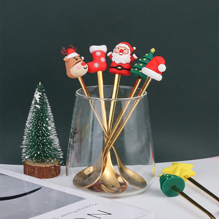 BỘ THÌA DĨA GIÁNG SINH[ Bộ thìa dĩa nox304 noel]