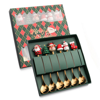 BỘ THÌA DĨA GIÁNG SINH[ Bộ thìa dĩa nox304 noel]