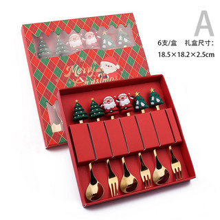BỘ THÌA DĨA GIÁNG SINH[ Bộ thìa dĩa nox304 noel]