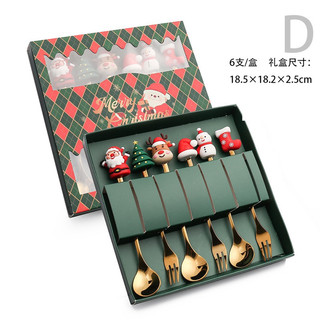 BỘ THÌA DĨA GIÁNG SINH[ Bộ thìa dĩa nox304 noel]
