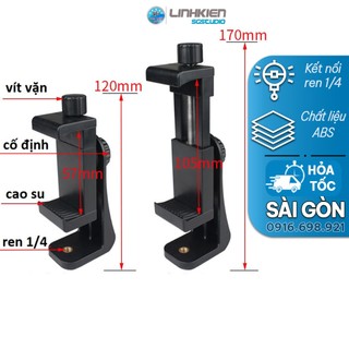 Khung Kẹp Giá Đỡ K36V Xoay vít vặn kẹp Điện Thoại Gắn Lên Tripod live,livestream